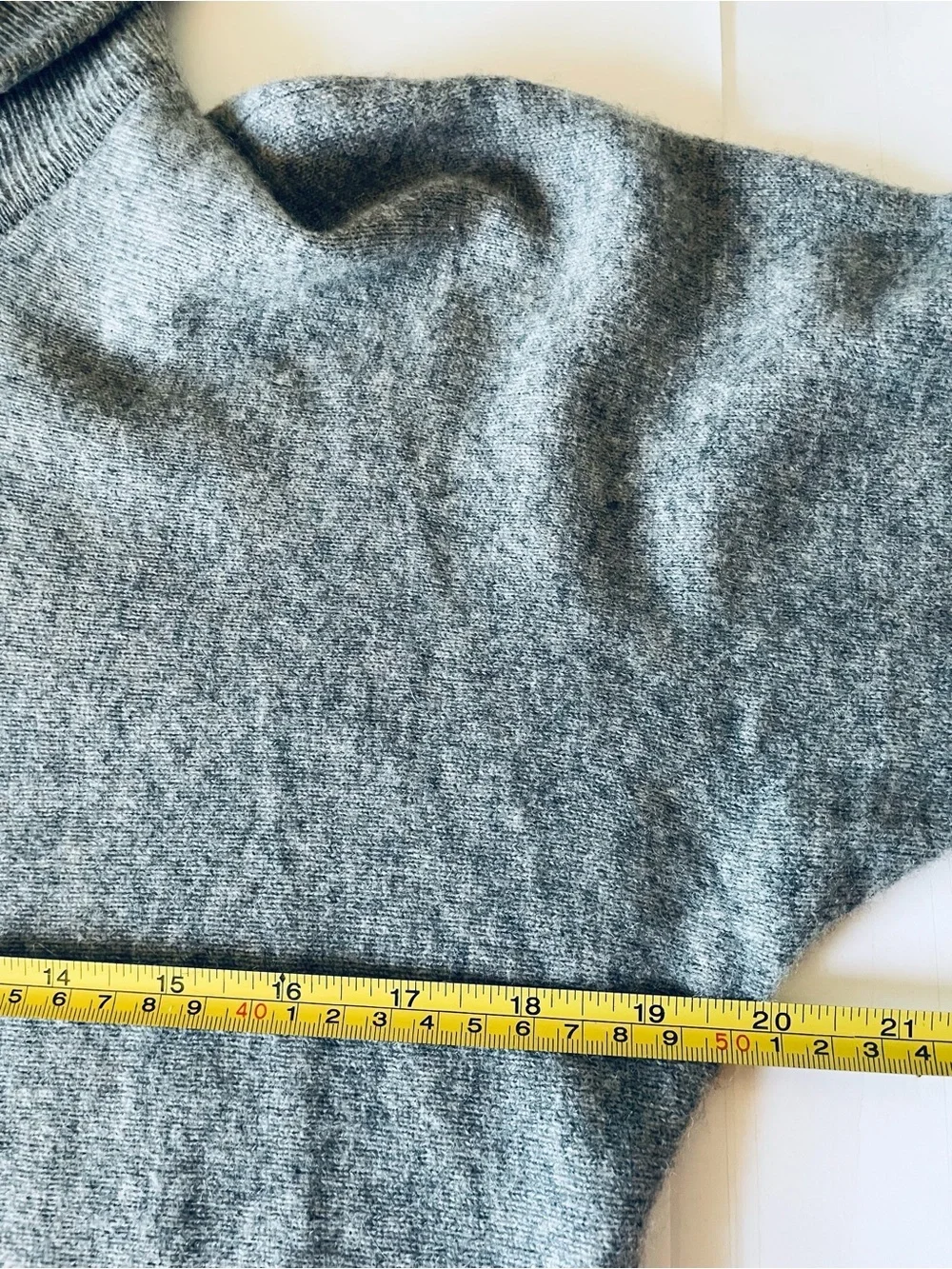 Max Studio 100% 2-ply Cashmere Sweater Grey Cowl Neck Dolman Sleeve SO SOFT sz M